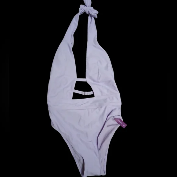 Adore Me Lavender One-Piece Swimsuit - Picture 3 of 4